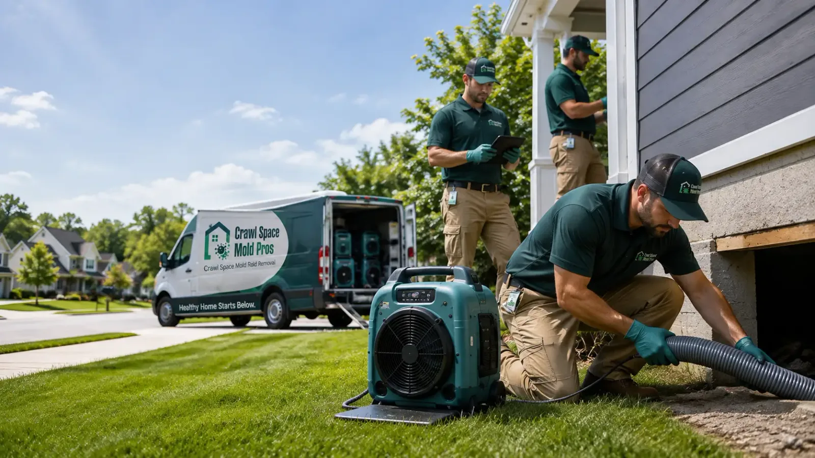 Crawl Space Mold Removal in Centereach, NY
